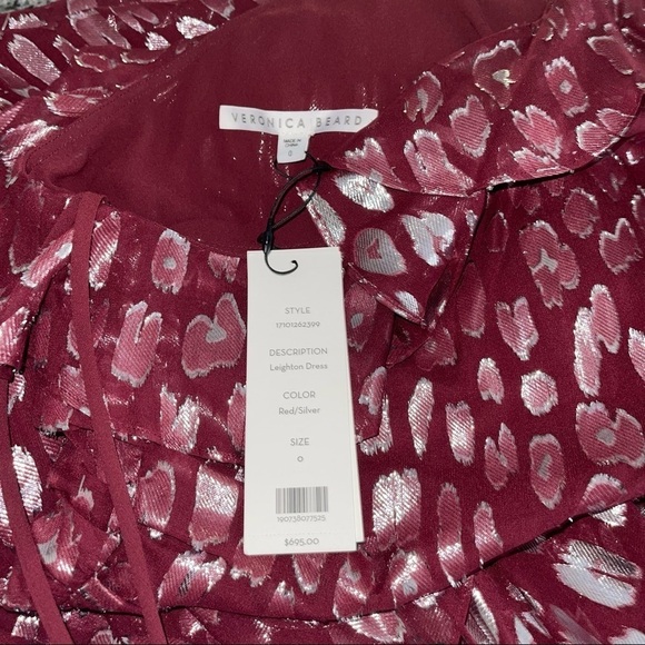 NWT Veronica Bear Leighton Dress Size 0 - Picture 15 of 16